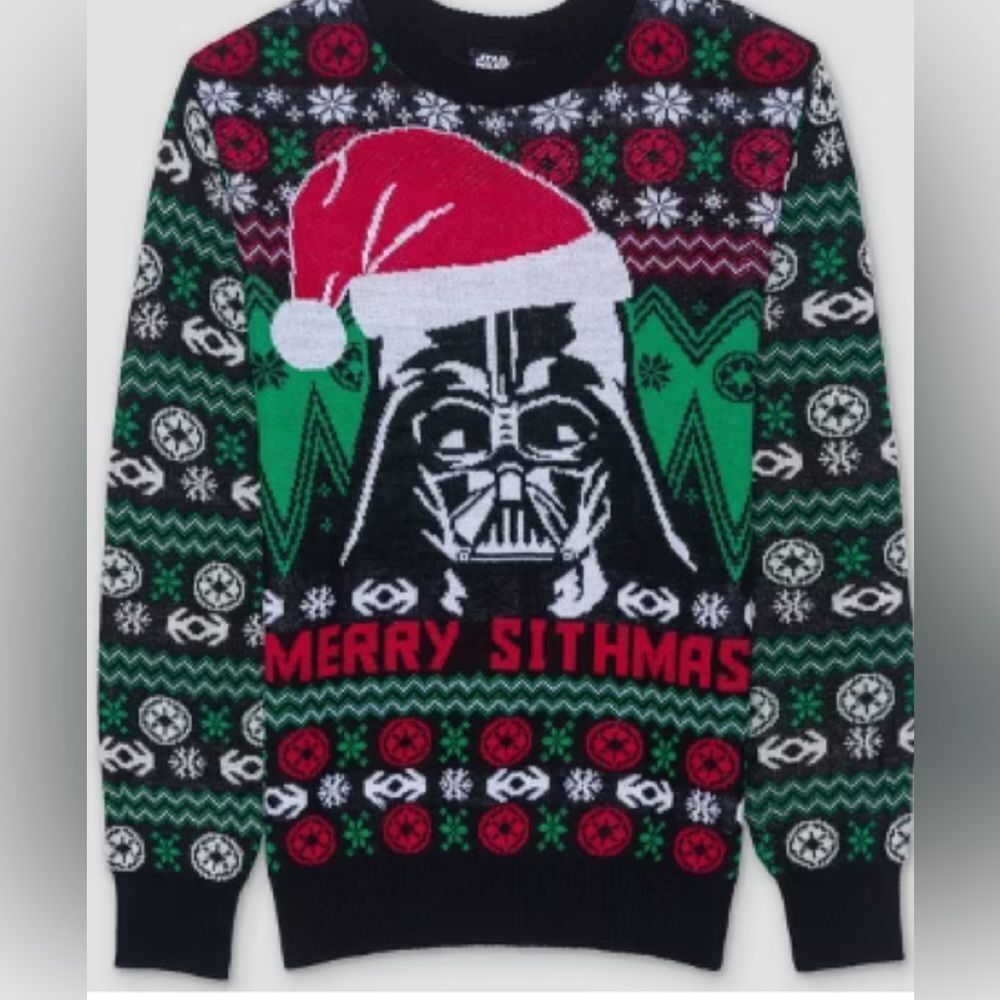 Star War Dark Darth Vader Sweater Christmas Holiday Small
